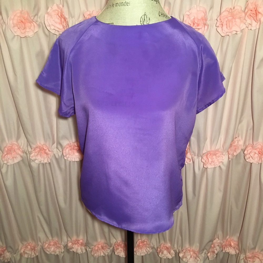 Petite Purple Blouse - Picture 1 of 6